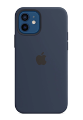Apple Silikone-etui med MagSafe til iPhone 12 Pro Max – mørk marineblå